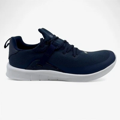 Zapatos de golf PUMA Laguna Fusion Sport Peacoat plateados para mujer sin clavos Foto 1 de 4