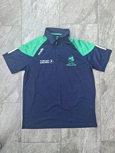 Cricket Ireland Polo Shirt Medium O'Neills Green Blue - Picture 1 of 2