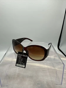 Moda Gafas de sol de gran tamaño para mujer Marrón Tortuga Redondas Calavera Daga Llamas - Imagen 1 de 7