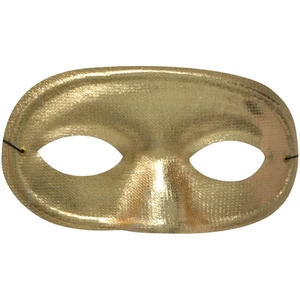 Gold Domino Half Mask - Picture 1 of 1