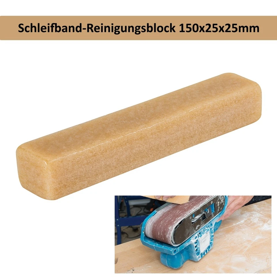 SILVERLINE Schleifband Reinigungsblock 150x25x25mm für Schleifbänder Schleifscheiben