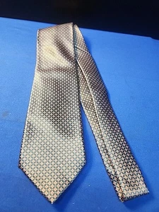 Stefano Ricci Tie Mens 100% Pure Silk Italy Blue Navy Geometric Diamond Necktie - Picture 1 of 8