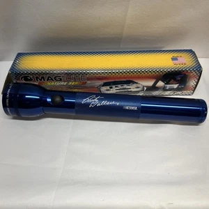 Mag-Lite Midnight Blue #2 Rusty Wallace Nascar Flashlight NEW W/BOX/Miller Light - Picture 1 of 11