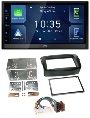 JVC DAB Bluetooth MP3 USB 2DIN Autoradio für Toyota RAV 4 (2006-2013) - Bild 1 von 4