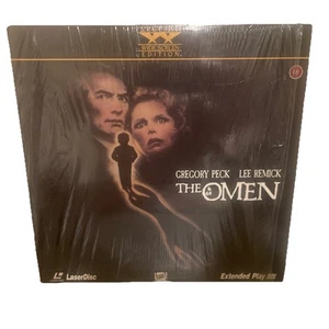 The Omen (1976 Film) Laserdisc NTSC Horror Gregory Peck Lee Remick HORROR  - Afbeelding 1 van 2