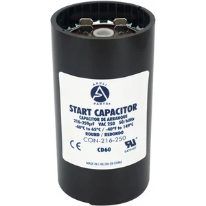 Appli Parts motor start capacitor 216-259 Mfd (microfarads) uF 250 VAC universal - Picture 1 of 8