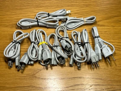 USA Bulk 11 x 0.5M METER FIGURE OF 8 MAINS CABLE POWER US LEAD PLUG CORD JOB LOT - Image 1 of 2