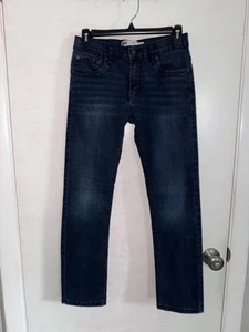 Levi's 511 Slim Fit Stretch Boy's Size 14 Reg 27x27 Blue Jeans - Picture 1 of 4