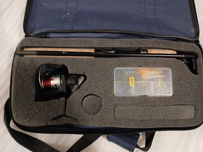 Okuma Voyager Spinning Freshwater Travel Kit,  6 Foot Rod, Reel, Tackle, Case - Image 1 of 4