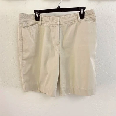 The Perfect Short by Talbots. Khaki. Size 12P - Image 1 of 4