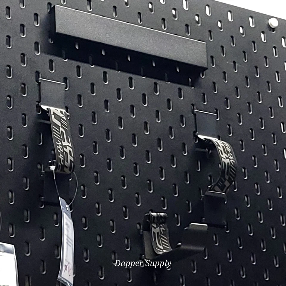 IKEA UPPSPEL 705.077.79 4-Piece Pegboard Accessories Set Dark Gray -