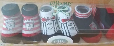 Little Me Toddler Shoes 3 Pairs 0-12 Months Multi Color - Image 1 of 4