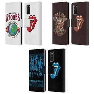 OFFICIAL THE ROLLING STONES TOURS LEATHER BOOK WALLET CASE FOR SAMSUNG PHONES 1