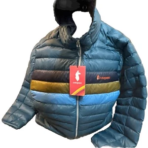 Cotopaxi Fuego Daunenjacke mit Kapuze - Abyss Striped Herren XXL Neu mit Etikett - Bild 1 von 7
