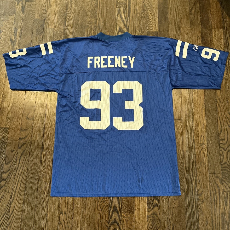 Indianapolis Colts Dwight Freeney Jersey Grande Reebok Azul Foto 1 de 4