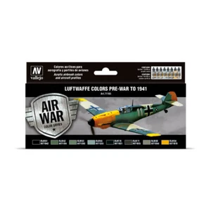 Vallejo LUFTWAFFE PREGUERRA A 1941 SET 8 COLORES 17 ML - Imagen 1 de 2
