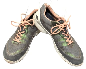 Womens ECCO Sneakers Shoes 8 EU 39 Biom Gray/Peach Trim V Good - Picture 1 of 9