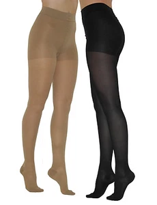 Stützstrumpfhose Strumpfhose Kompressionsstrumpfhose 140DEN Plus Größe 22-27mmHg - Bild 1 von 3