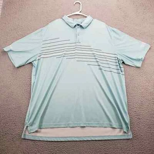 Ping Shirt Mens XL Blue Polo Golf Outdoors Striped Lightweight Embroidered Logo - Picture 1 of 14