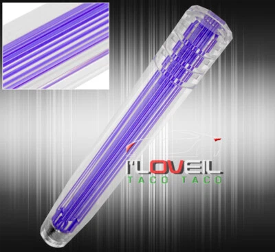 Universal 12" 12X1.25mm 3D Style Long Extended Shift Knob Purple - Image 1 of 3