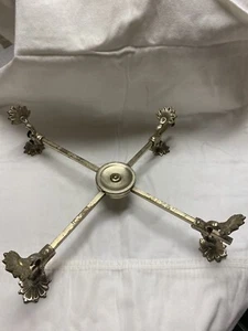Vintage Antique Trivet CROSS Silver Plate Adjustable Expandable Cross TRIVET - Picture 1 of 8