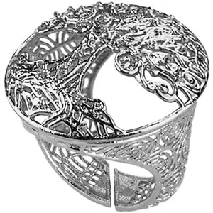 anello donna boccadamo XAN129 in bronzo con decoro a forma di albero della vita - Picture 1 of 2