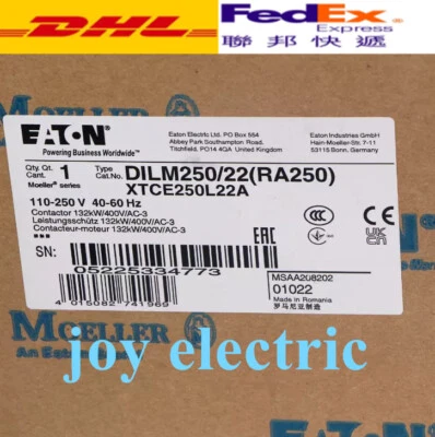1PCS New in box  Eaton DILM250/22(RA250)  (by DHL or FedEx) Expedited Shipping - Image 1 of 2