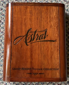Astral 1992 wooden cigar box COMPLETE with tubes - grand reserve vintage collctn - Picture 1 of 11