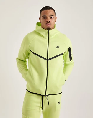 NUEVO CON ETIQUETAS HOMBRES NIKE TECH CREMALLERA COMPLETA POLAR WINDRUNNER Limón Claro Twist HV0949-736 Talla 2XL Foto 1 de 4