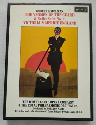 Yeomen of the Guard Ballet Gilbert and Sullivan Cassette Box Set OSA5-12117  L@@ - Image 1 of 4