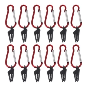 12er Set Zeltclip Outdoor Camping Überdachung Zughaken Zelt Winddicht Clip - Bild 1 von 12