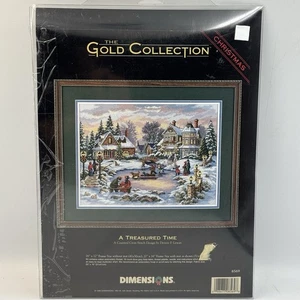 Dimensions Gold Collection Cross Stitch Kit #8569 A Treasured Time Christmas - Picture 1 of 7