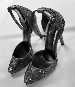 MASCARO Pailletten High Heels 10 cm Pumps  size 40 neue Kollektion UVP 279,- - Bild 1 von 6