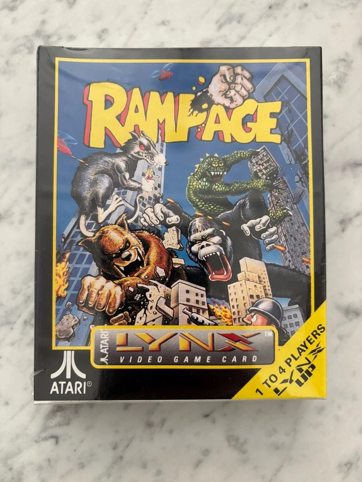 RAMPAGE Atari Lynx NEW Factory Sealed Near Mint. - Image 1 of 4