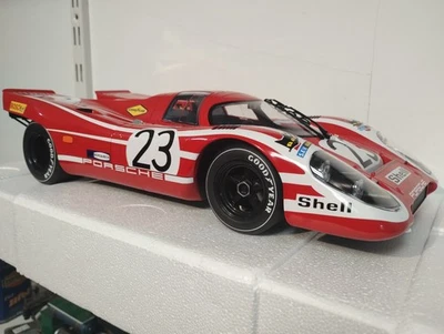 Norev 1/12 Scale 127501 - Porsche 917K 24H Le Mans 1970 #23 Attwood Winner - Image 1 of 4