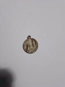 Antica Medaglia Madonna Di Lourdes Cm 2 - Picture 1 of 2