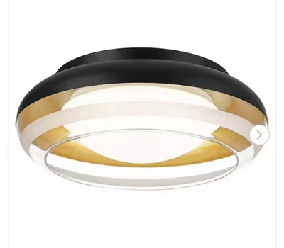 15” Flush Mount Black Integrated LED HDZSL68MF-LEDBK 1750 Lumens Color Changing - Image 1 of 3