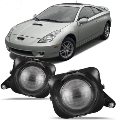 Par de luces antiniebla lentes transparentes para parachoques Toyota Celica 2000-2004 2005 Foto 1 de 4