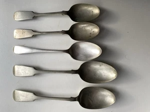 5x Electro Plated Silver Spoons - Picture 1 of 6