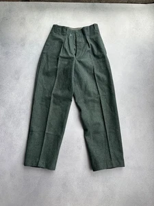 Vintage Französische Armee Woll Feldhose 60 FR Militärhose 60er Jahre grau grün - Bild 1 von 13
