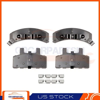 Pastilhas de freio dianteiras de cerâmica 4 peças para 1995 1996 1997 1998 1999 2000 Chevrolet Tahoe - Imagem 1 de 4
