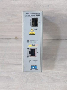 Allied Telesis AT-IMC1000TP/SFP MEDIA CONVERTER 48VDC - W/O ANY ACCS. - Afbeelding 1 van 10