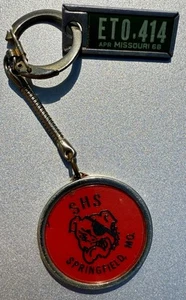 SHS Springfield High School Class Of 1940 Reunion 1968 Keychain Missouri MO - Picture 1 of 6