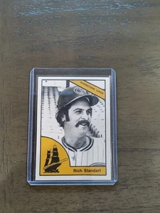 1977 TCMA Columbus Clippers baseball Rich Standart card NrMT/MINT - Picture 1 of 2