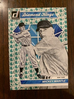 2023 Donruss Mickey Mantle Diamond Kings Estatua de la Libertad Paralelo #7 - Yankees Foto 1 de 2