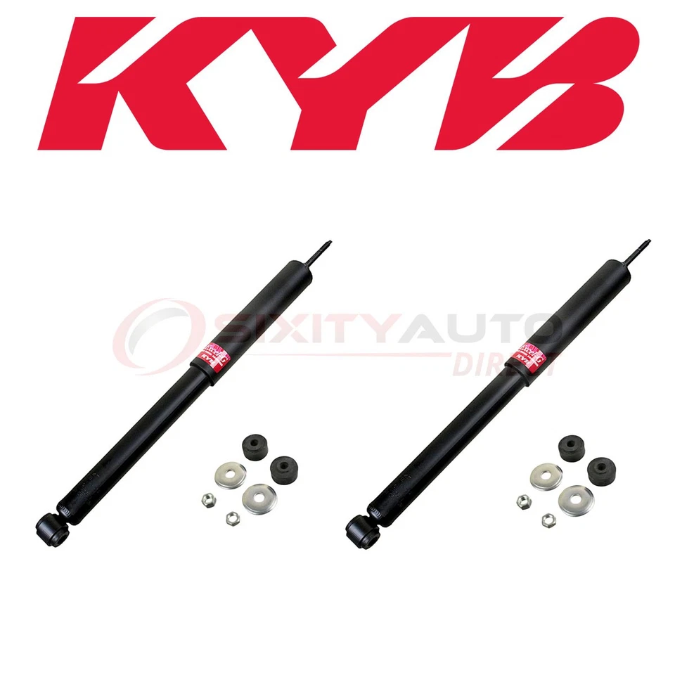 2 pc KYB Rear Shock Absorber for 1976-1987 Pontiac Acadian - Spring Strut jj - Image 1 of 4