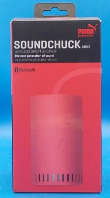 Puma Soundchuck Mini Bluetooth Wireless Sport / Golf Speaker NEW High Risk Red - Image 1 of 4