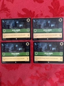 4x Disney Lorcana Inklands - De Vil Manor - Cruella's Estate - 100/204 x4 - Picture 1 of 6