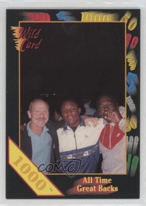 1991 Wild Card Draft 1000 Stripe Barry Sanders William HO Schaffer #SSS HOF