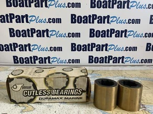 Johnson Duramax Marine Cutless Bearings 2 Pieces Cut At 2-3/8" - Picture 1 of 1